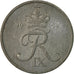 Coin, Denmark, Frederik IX, 2 Öre, 1959, Copenhagen, EF(40-45), Zinc, KM:840.2