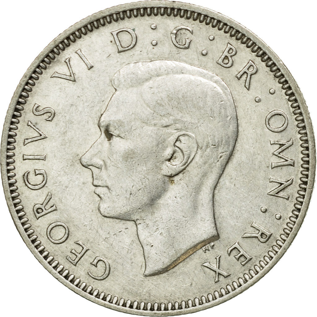 Coin, Great Britain, George VI, Shilling, 1942, AU(50-53), Silver, KM:853