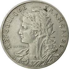 Moneda, Francia, Patey, 25 Centimes, 1903, Paris, BC+, Níquel, KM:855, Le