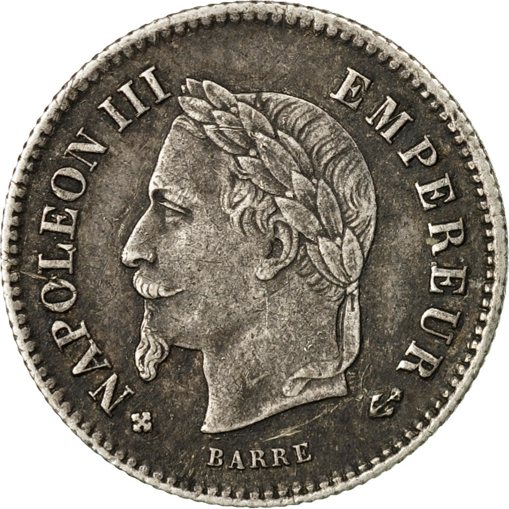 Coin, France, Napoleon III, Napoléon III, 20 Centimes, 1867, Strasbourg