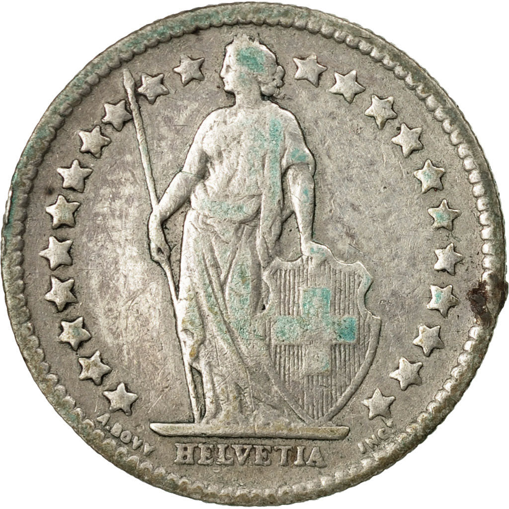 Coin, Switzerland, 1/2 Franc, 1903, Bern, F(12-15), Silver, KM:23