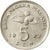 Moneda, Malasia, 5 Sen, 1993, MBC, Cobre - níquel, KM:50