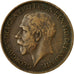 Coin, Great Britain, George V, 1/2 Penny, 1917, VF(30-35), Bronze, KM:809