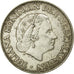 Coin, Netherlands, Juliana, 2-1/2 Gulden, 1961, EF(40-45), Silver, KM:185