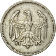Coin, GERMANY, WEIMAR REPUBLIC, Mark, 1924, Hambourg, AU(55-58), Silver, KM:42