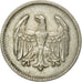 Coin, GERMANY, WEIMAR REPUBLIC, Mark, 1924, Hambourg, AU(55-58), Silver, KM:42