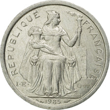 Coin, French Polynesia, Franc, 1985, Paris, AU(50-53), Aluminum, KM:11