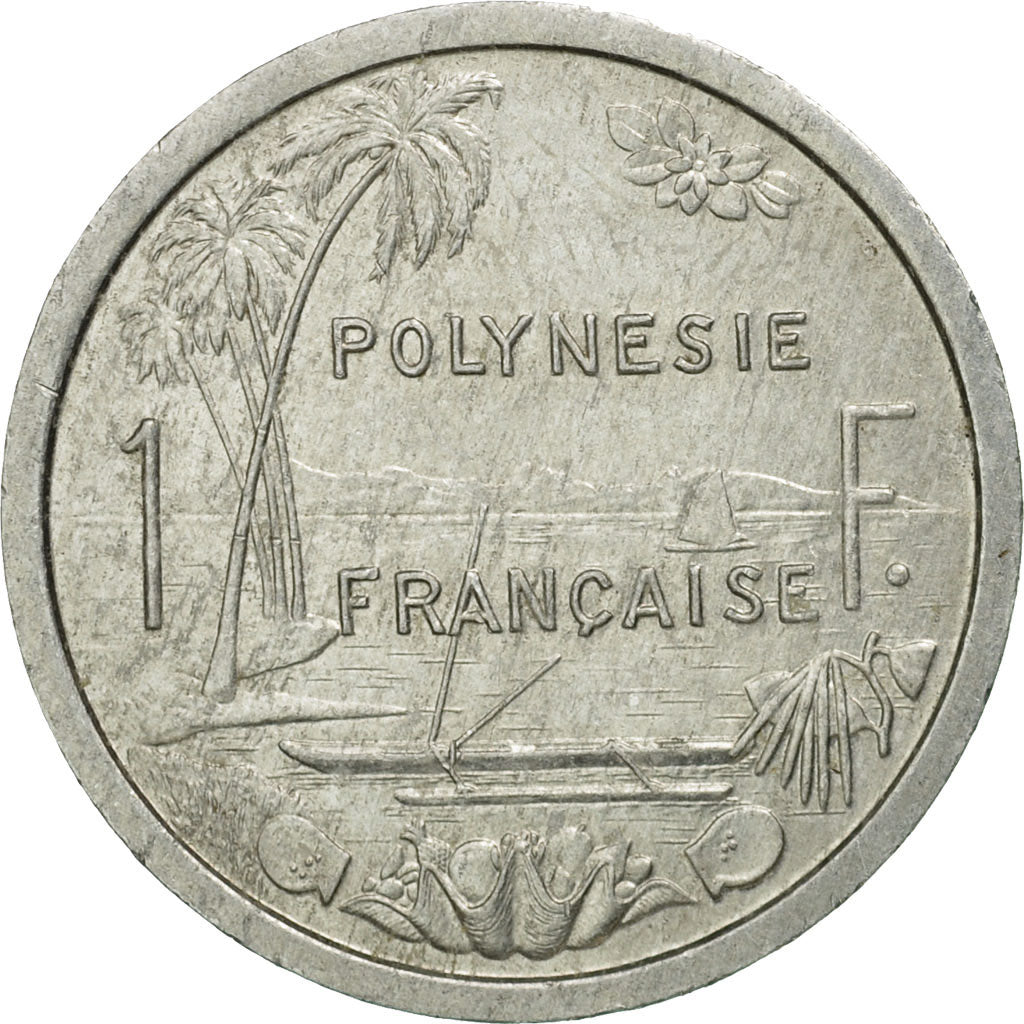 Coin, French Polynesia, Franc, 1985, Paris, AU(50-53), Aluminum, KM:11