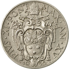 Coin, VATICAN CITY, Pius XI, 20 Centesimi, 1936, Roma, AU(55-58), Nickel, KM:3