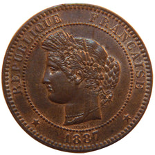 Francia, Cérès, 10 Centimes, 1887, Paris, SPL, Bronzo, Gadoury:265a