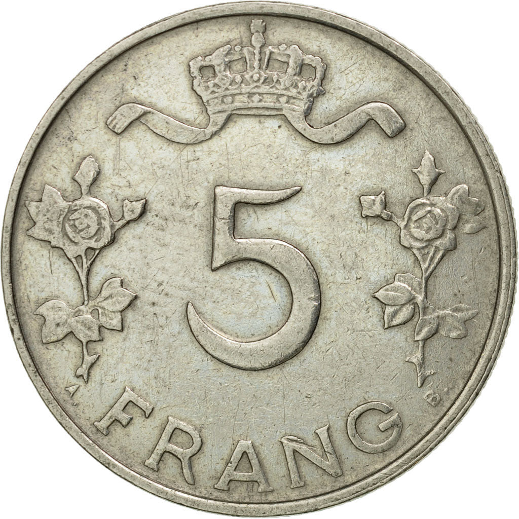 Monnaie, Luxembourg, Charlotte, 5 Francs, 1949, TTB, Copper-nickel, KM:50