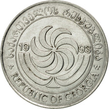 Coin, Georgia, 20 Thetri, 1993, VF(30-35), Stainless Steel, KM:80
