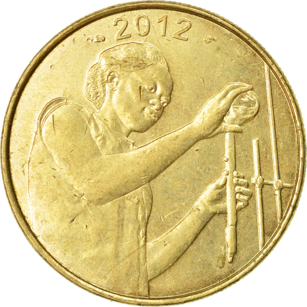 Monnaie, West African States, 25 Francs, 2012, Paris, SUP, Aluminum-Bronze, KM:9