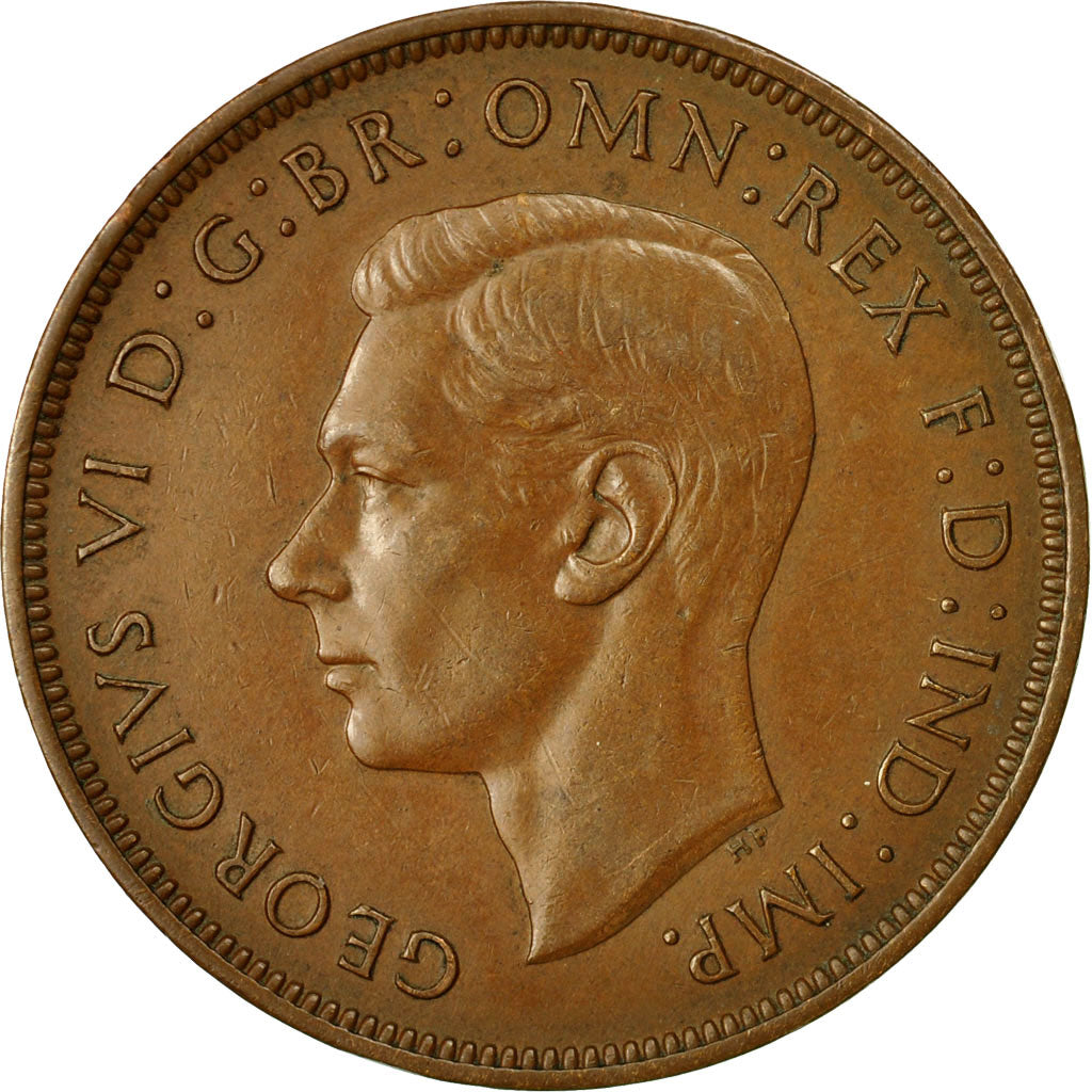 Monnaie, Grande-Bretagne, George VI, Penny, 1937, SUP, Bronze, KM:845