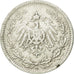Coin, GERMANY - EMPIRE, 1/2 Mark, 1906, Berlin, AU(50-53), Silver, KM:17
