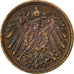 Coin, GERMANY - EMPIRE, Wilhelm II, Pfennig, 1911, Stuttgart, VF(20-25), Copper