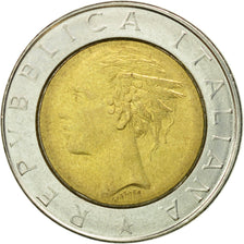 Coin, Italy, 500 Lire, 1985, Rome, AU(50-53), Bi-Metallic, KM:111