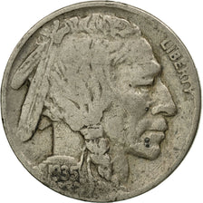 Coin, United States, Buffalo Nickel, 5 Cents, 1935, U.S. Mint, Philadelphia