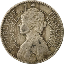 Moneda, Martinica, Franc, 1897, Paris, BC+, Cobre - níquel, KM:41