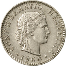Münze, Schweiz, 20 Rappen, 1964, Bern, S+, Copper-nickel, KM:29a
