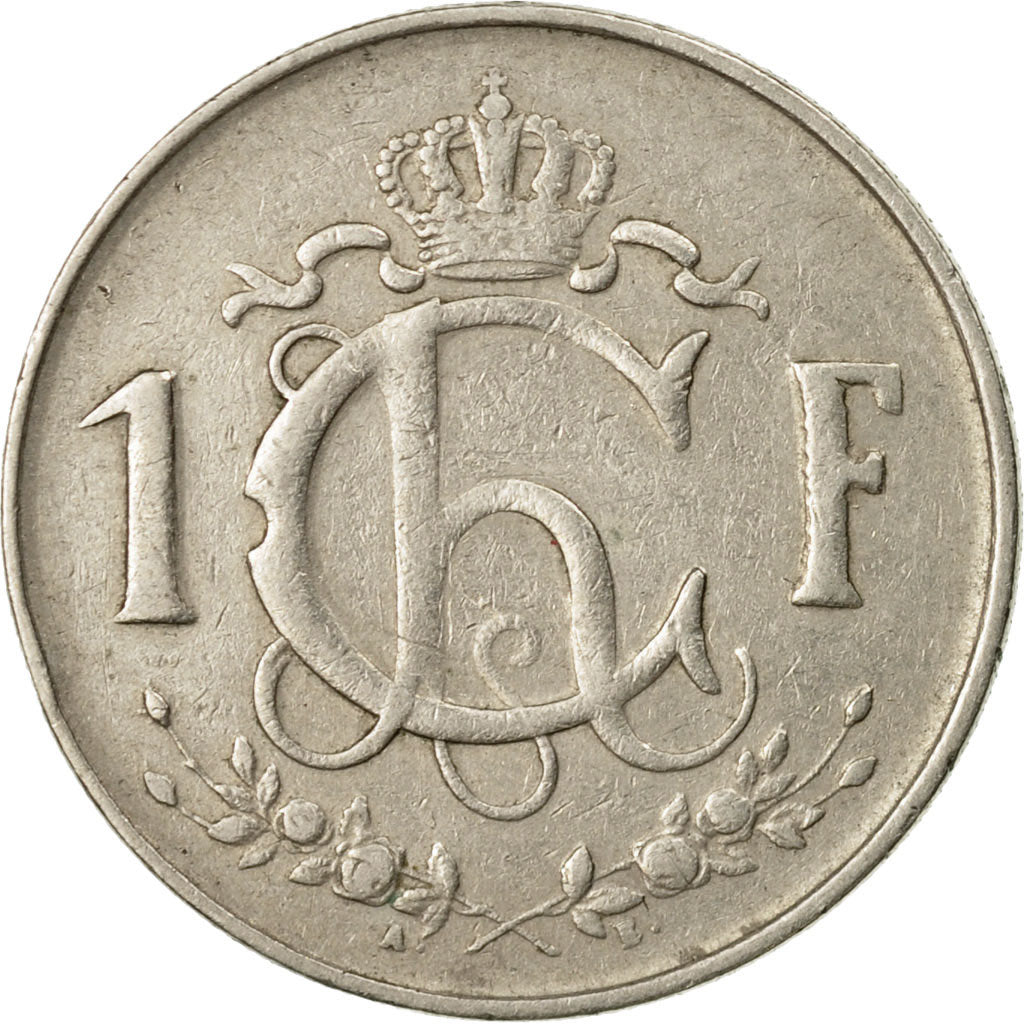 Moneta, Luksemburg, Charlotte, Franc, 1953, F(12-15), Miedź-Nikiel, KM:46.2