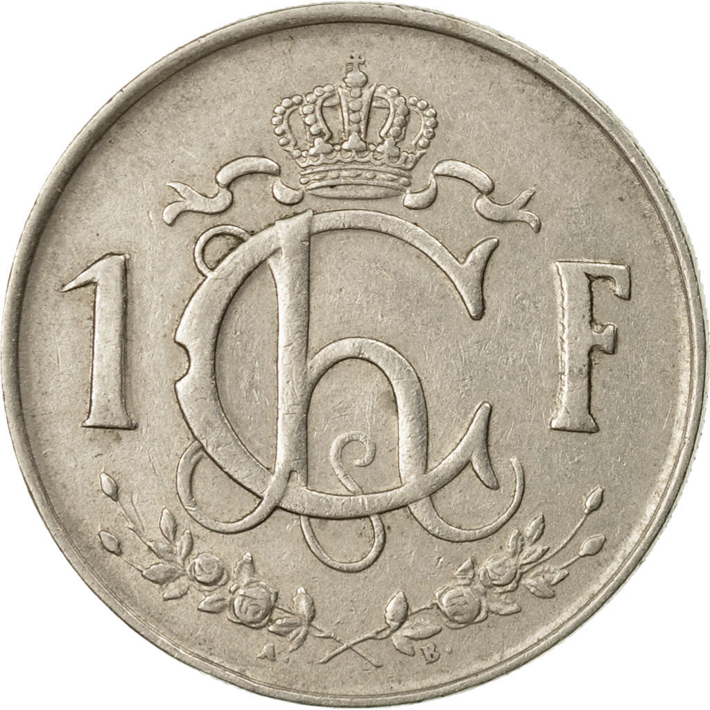 Monnaie, Luxembourg, Charlotte, Franc, 1953, TB, Copper-nickel, KM:46.2