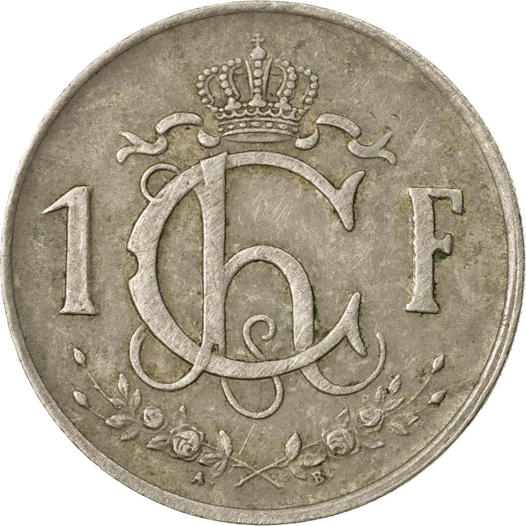 Münze, Luxemburg, Charlotte, Franc, 1952, S, Copper-nickel, KM:46.2