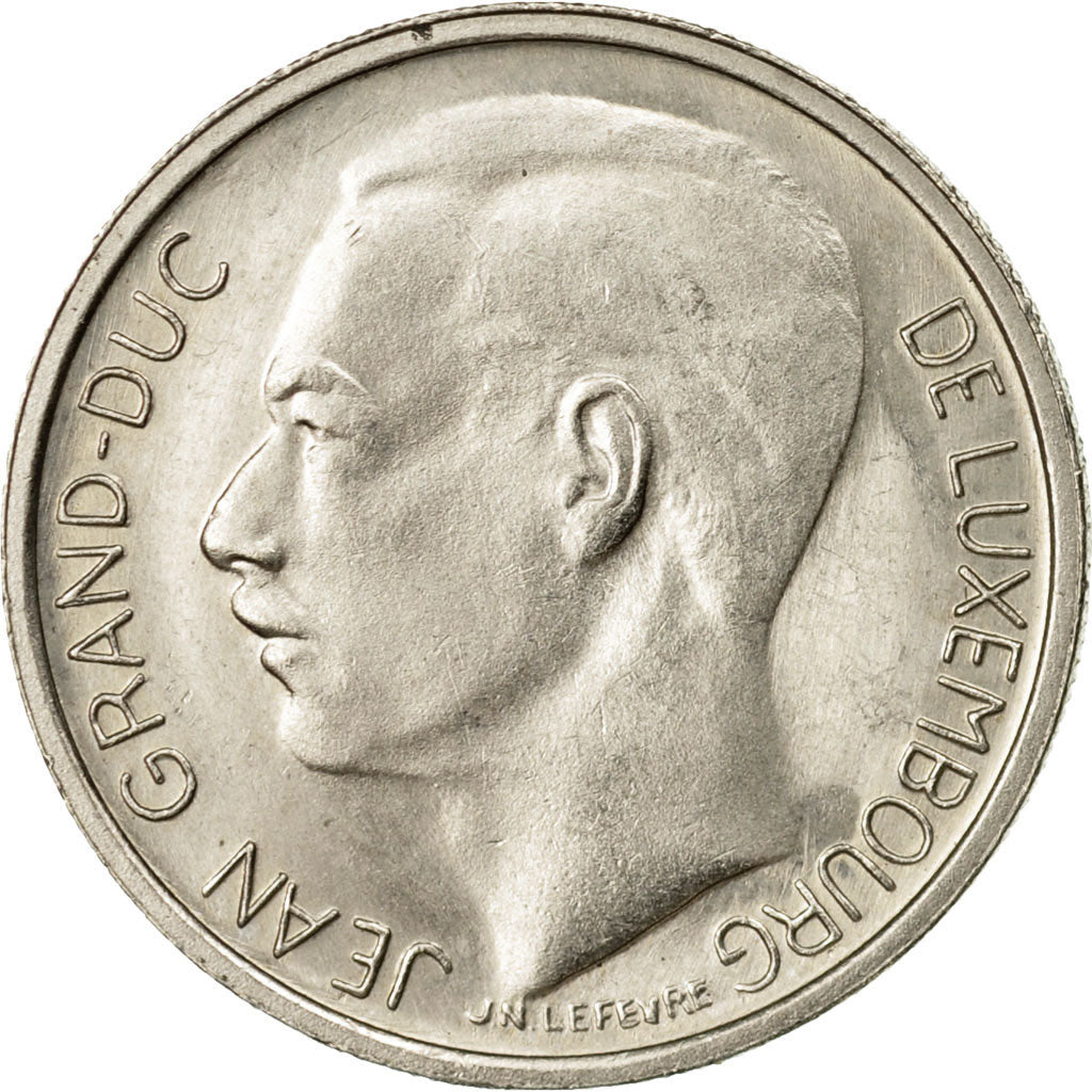 Monnaie, Luxembourg, Jean, Franc, 1965, TTB+, Copper-nickel, KM:55