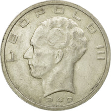 Coin, Belgium, 50 Francs, 50 Frank, 1940, EF(40-45), Silver, KM:121