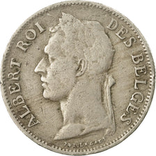 Coin, Belgian Congo, 50 Centimes, 1921, EF(40-45), Copper-nickel, KM:22