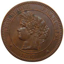 FRANCE, Cérès, 10 Centimes, 1897, Paris, KM #815.1, MS(60-62), Bronze, Gadoury #