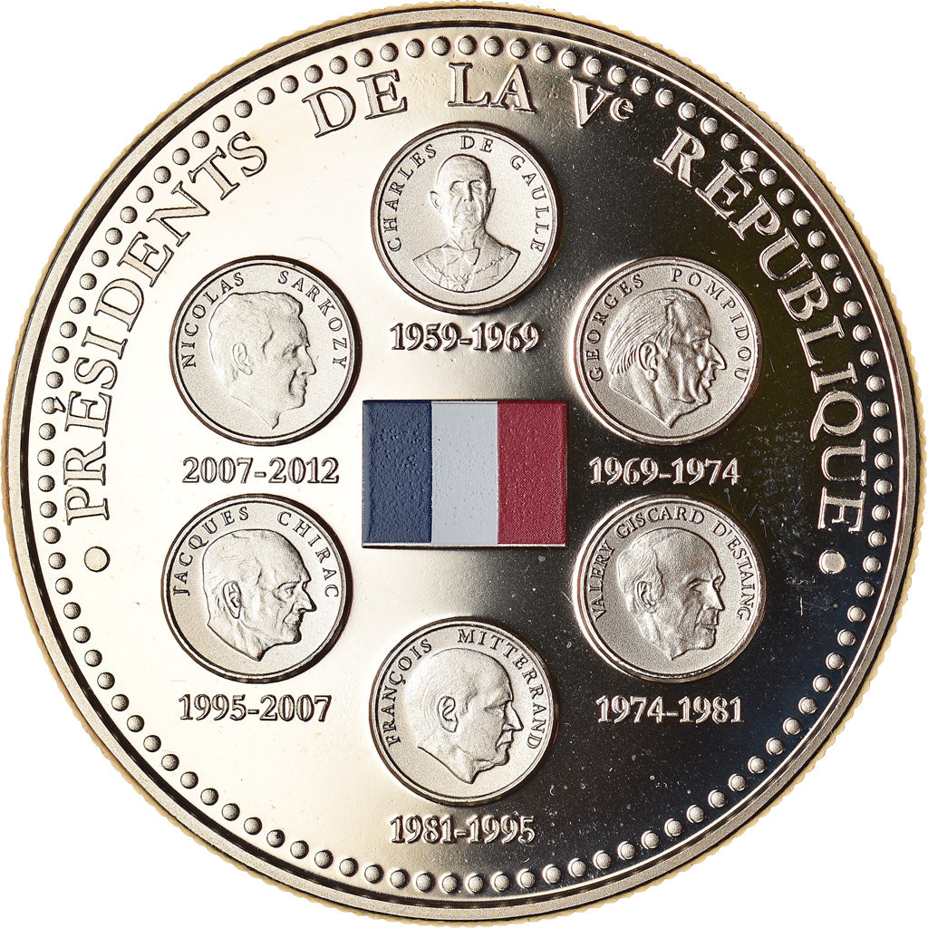 Francja, Medal, Les Présidents de la Vème République, Polityka