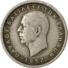 Coin, Greece, Paul I, 50 Lepta, 1957, EF(40-45), Copper-nickel, KM:80