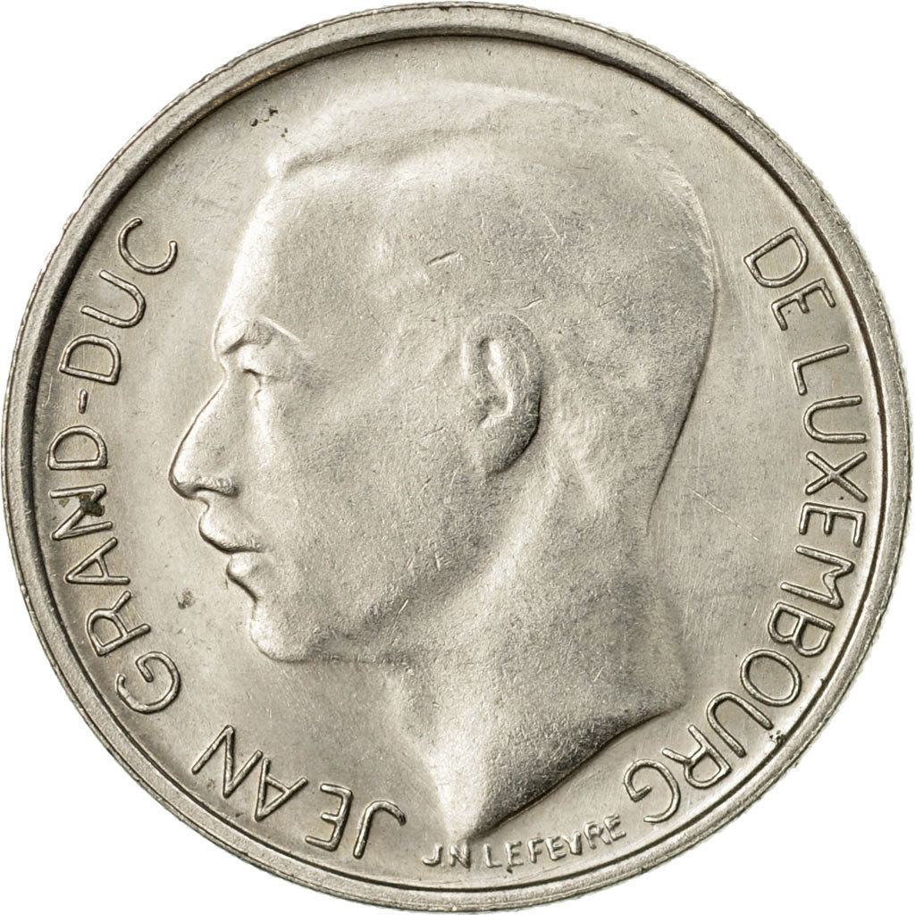 Münze, Luxemburg, Jean, Franc, 1965, VZ, Copper-nickel, KM:55