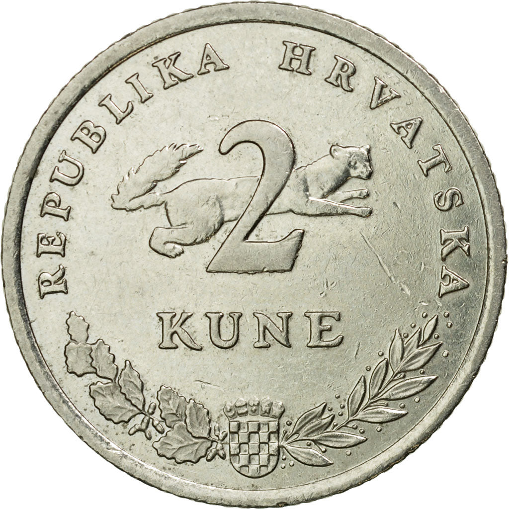 Coin, Croatia, 2 Kune, 2013, EF(40-45), Copper-Nickel-Zinc