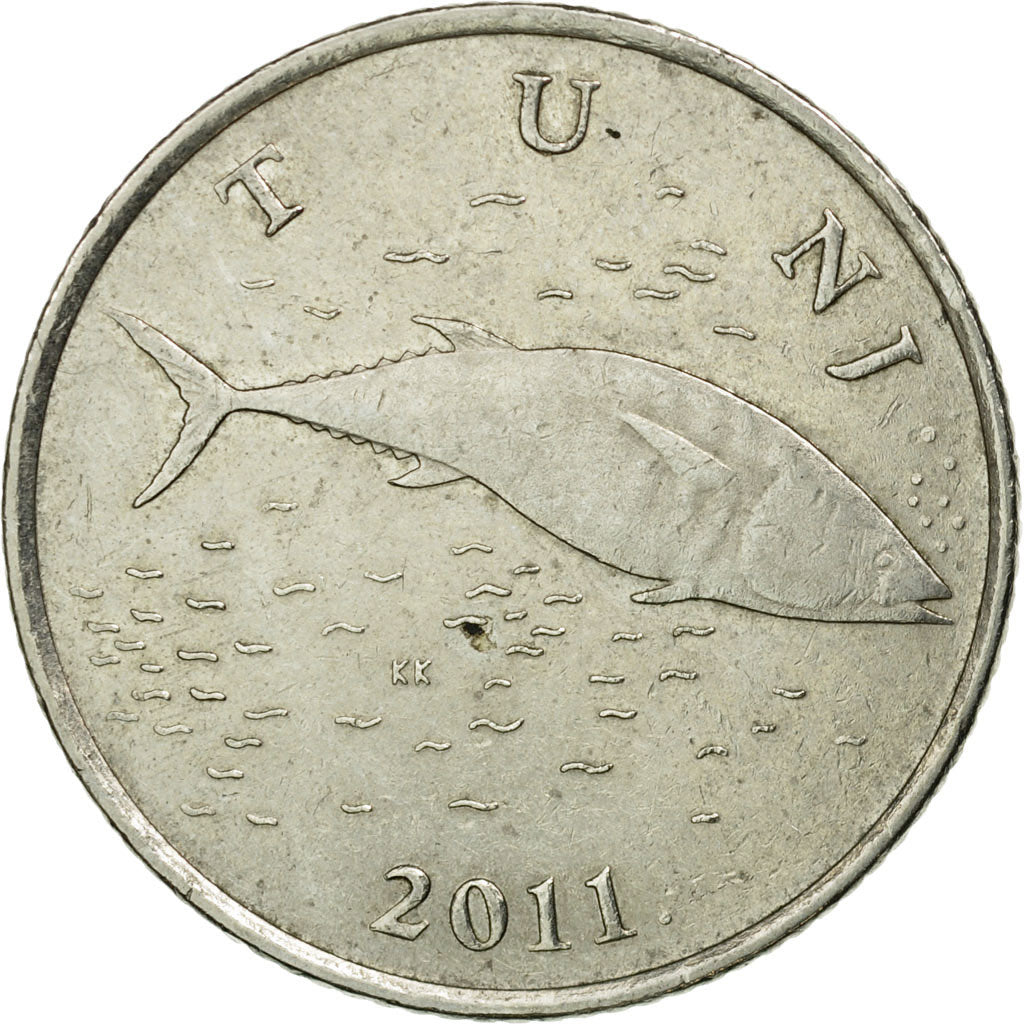 Coin, Croatia, 2 Kune, 2011, EF(40-45), Copper-Nickel-Zinc, KM:10