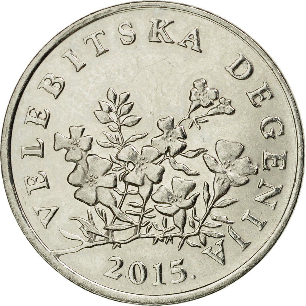 Moneta, Chorwacja, 50 Lipa, 2015, AU(55-58), Miedź-Nikiel-Cynk