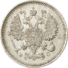 Münze, Russland, Nicholas II, 10 Kopeks, 1914, Saint-Petersburg, SS, Silber