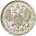 Münze, Russland, Nicholas II, 10 Kopeks, 1914, Saint-Petersburg, SS, Silber