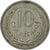 Moneda, Uruguay, 10 Centesimos, 1953, Santiago, MBC, Cobre - níquel, KM:35