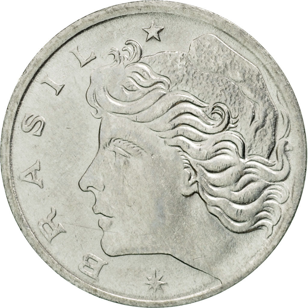Moneta, Brasile, Centavo, 1975, SPL-, Acciaio inossidabile, KM:Pr11