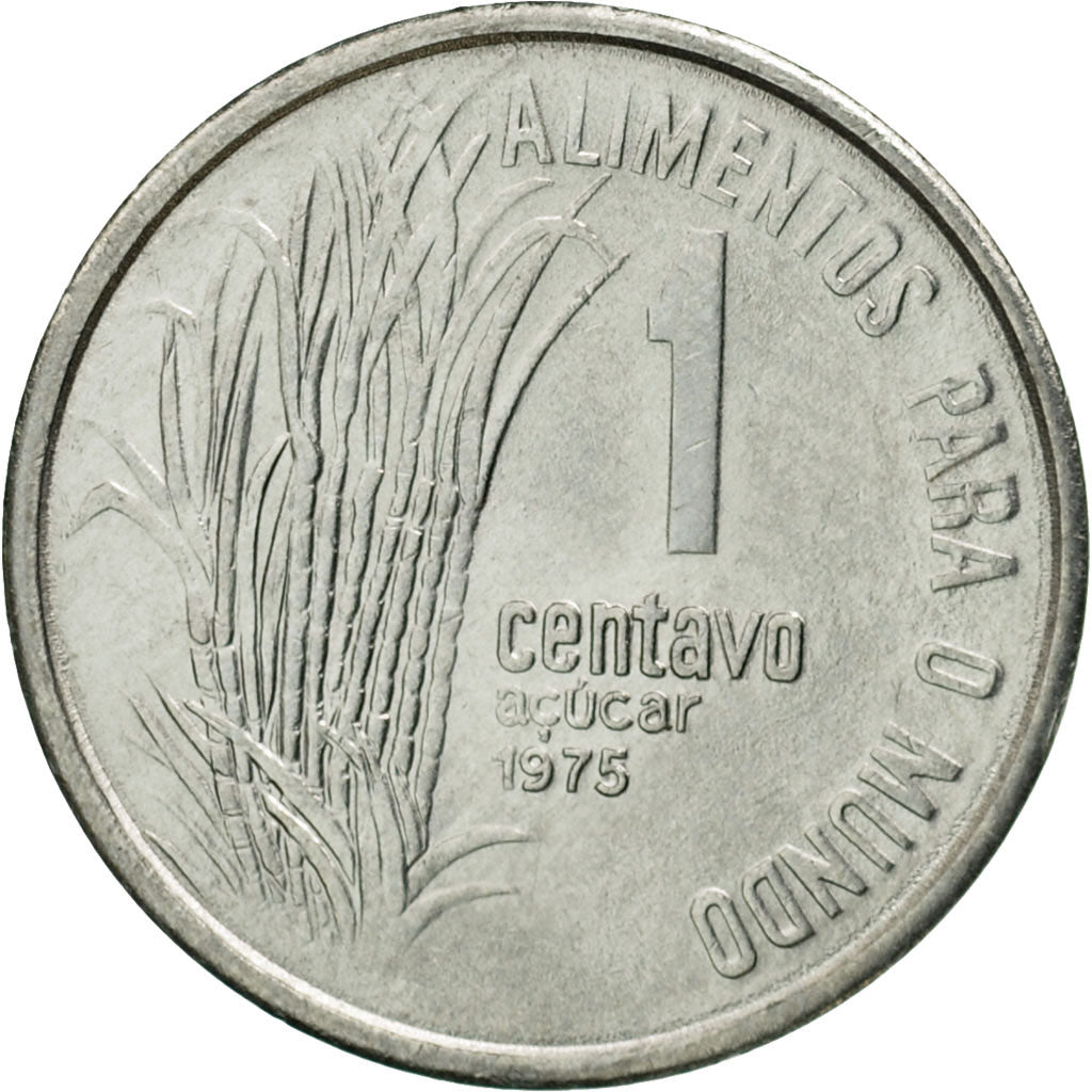 Moneta, Brasile, Centavo, 1975, SPL-, Acciaio inossidabile, KM:Pr11