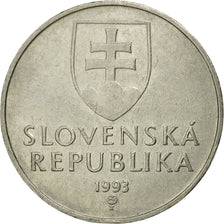 Coin, Slovakia, 2 Koruna, 1993, VF(30-35), Nickel plated steel, KM:13