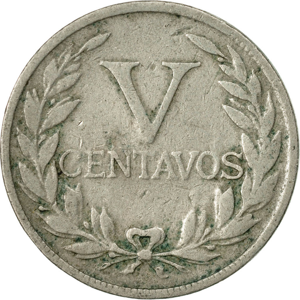 Coin, Colombia, 5 Centavos, 1938, VF(20-25), Copper-nickel, KM:199