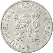 Monnaie, Tchécoslovaquie, 25 Haleru, 1953, TTB, Aluminium, KM:39