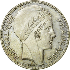 Coin, France, Turin, 20 Francs, 1938, Paris, AU(55-58), Silver, KM:879, Le