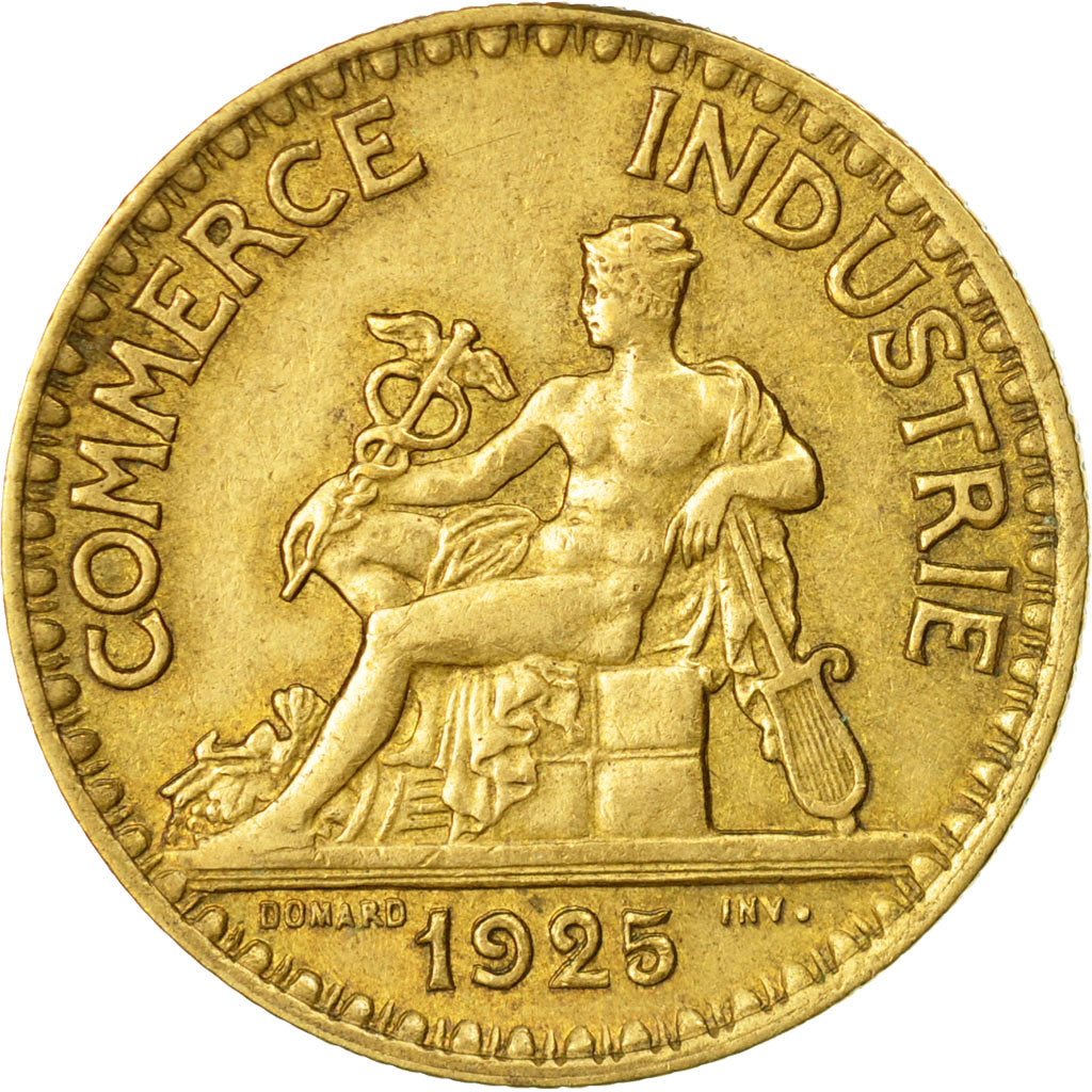 Coin, France, Chambre de commerce, 2 Francs, 1925, Paris, EF(40-45)