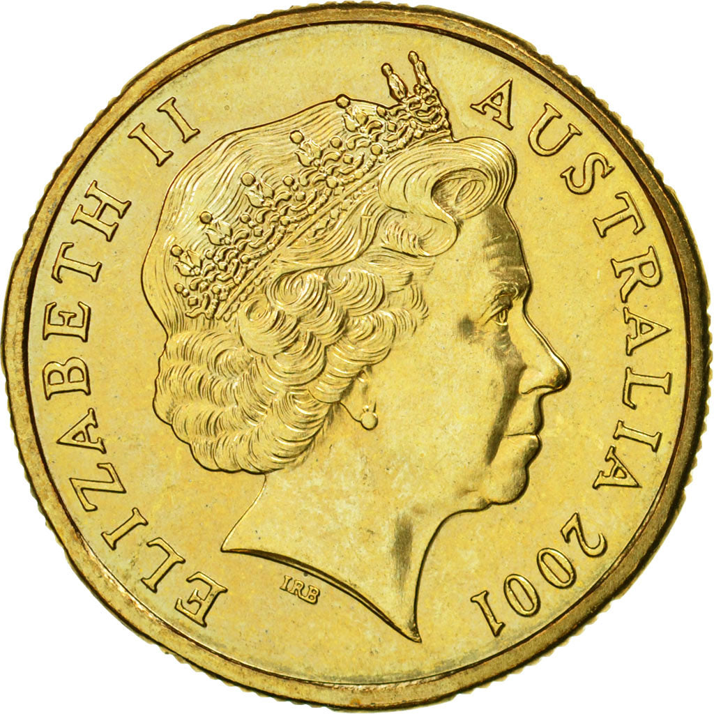 Coin, Australia, Elizabeth II, Dollar, 2001, Royal Australian Mint, MS(63)