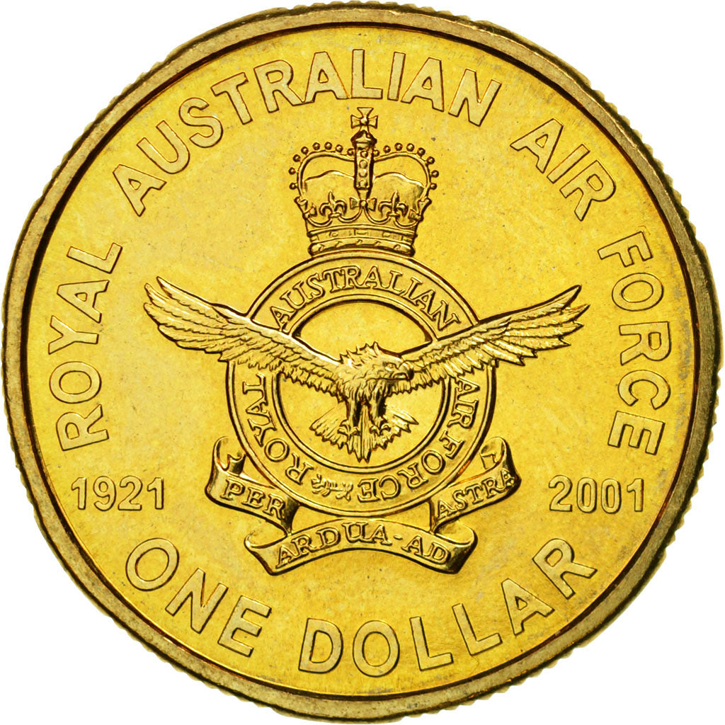 Coin, Australia, Elizabeth II, Dollar, 2001, Royal Australian Mint, MS(63)