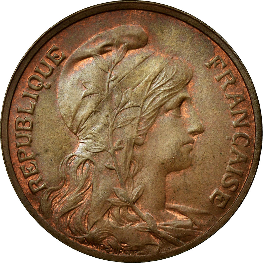 Monnaie, France, Dupuis, 10 Centimes, 1913, SUP+, Bronze, Gadoury:277